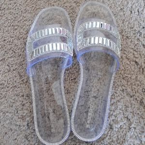 Fashion Nova jelly slides 💎